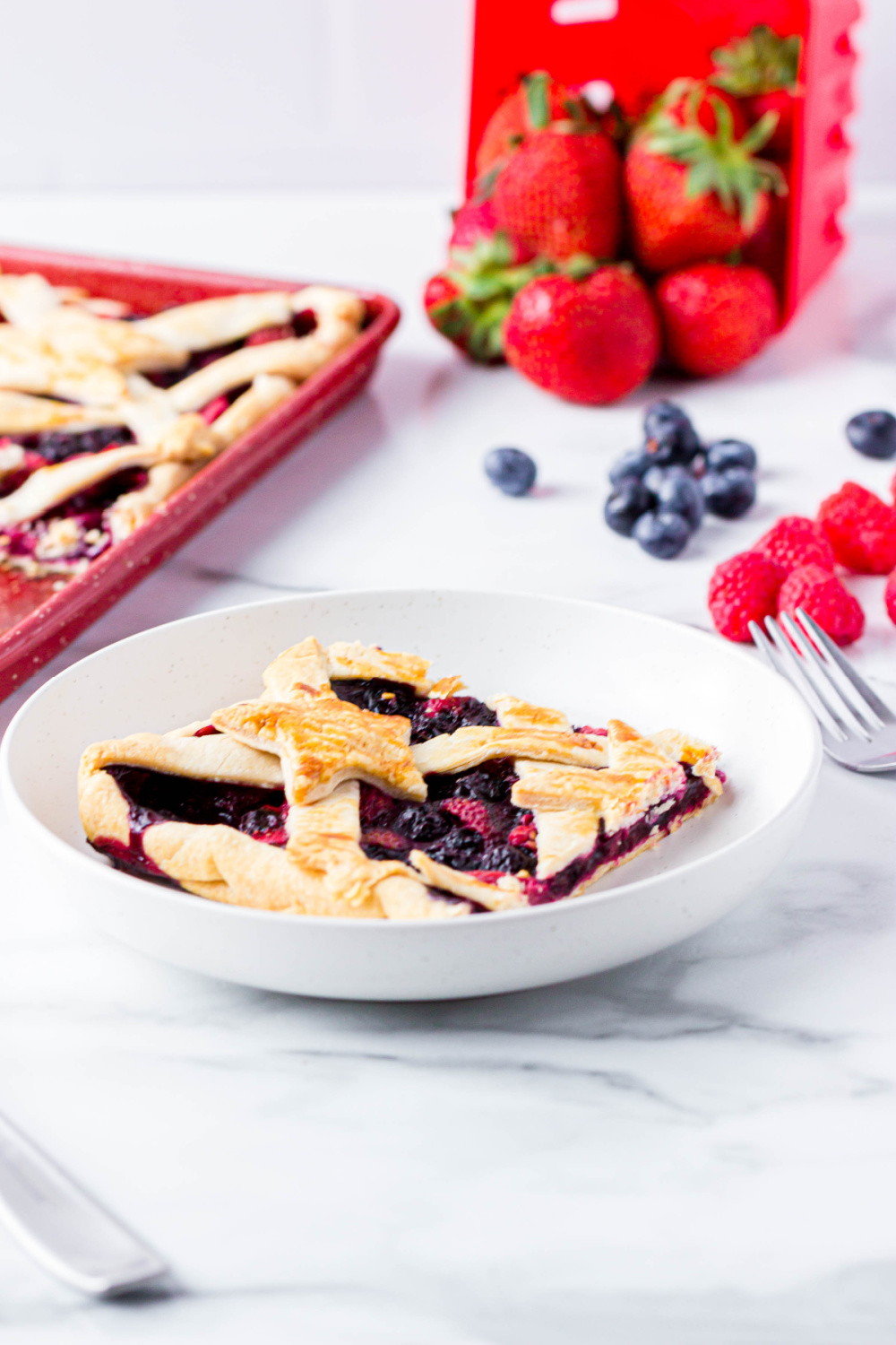 Triple Berry Slab Pie Recipe