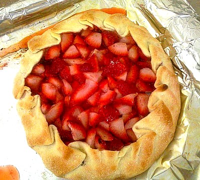 Rustic Strawberry Tart