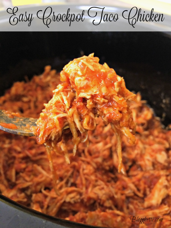 Taco Chicken in the Crockpot