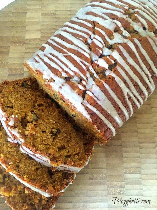 Glazed Pumpkin-Spice Bread