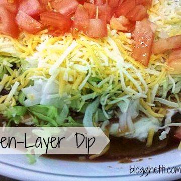 This recipe for Seven Layer Dip is simple and delicious that turns your favorite "taco" toppings into a spicy dip.