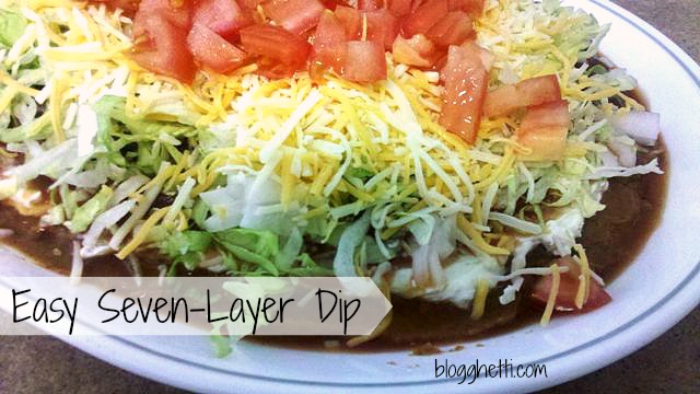 This recipe for Seven Layer Dip is simple and delicious that turns your favorite "taco" toppings into a spicy dip.