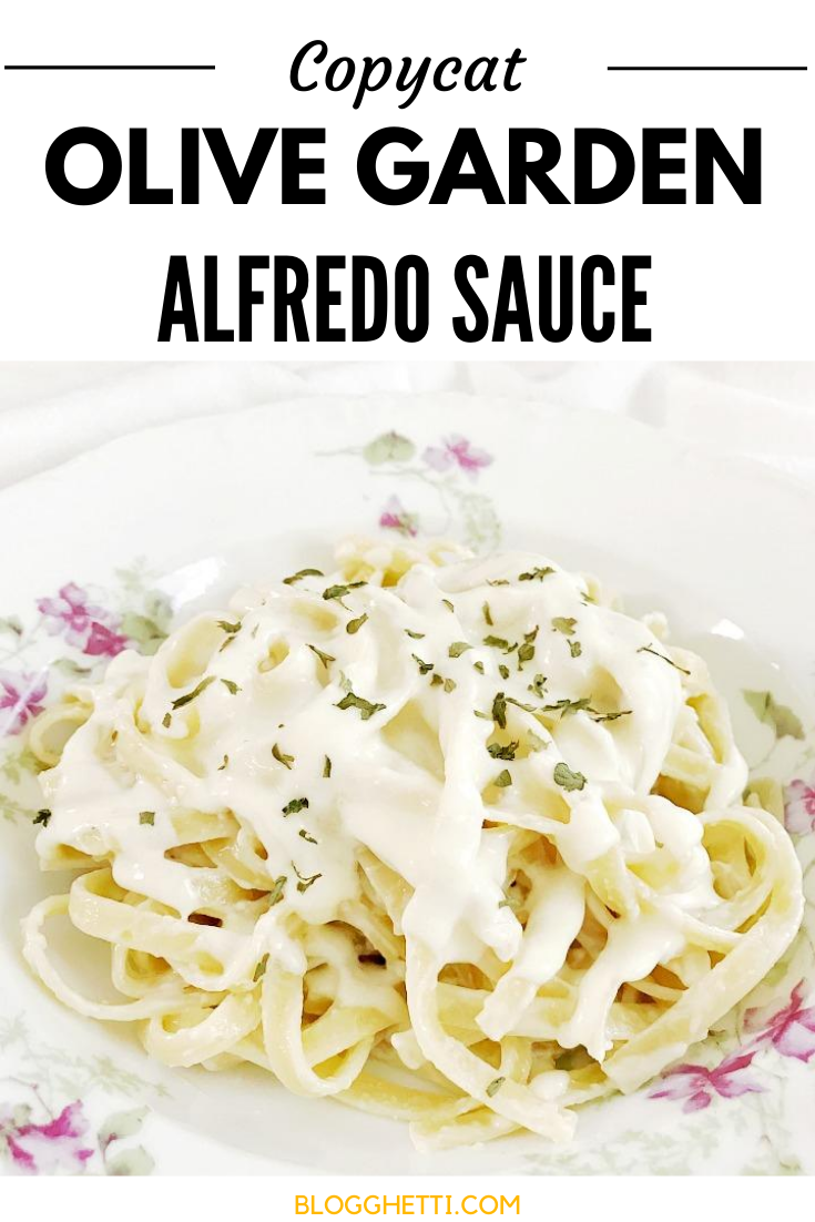 Copycat Olive Garden Alfredo Sauce