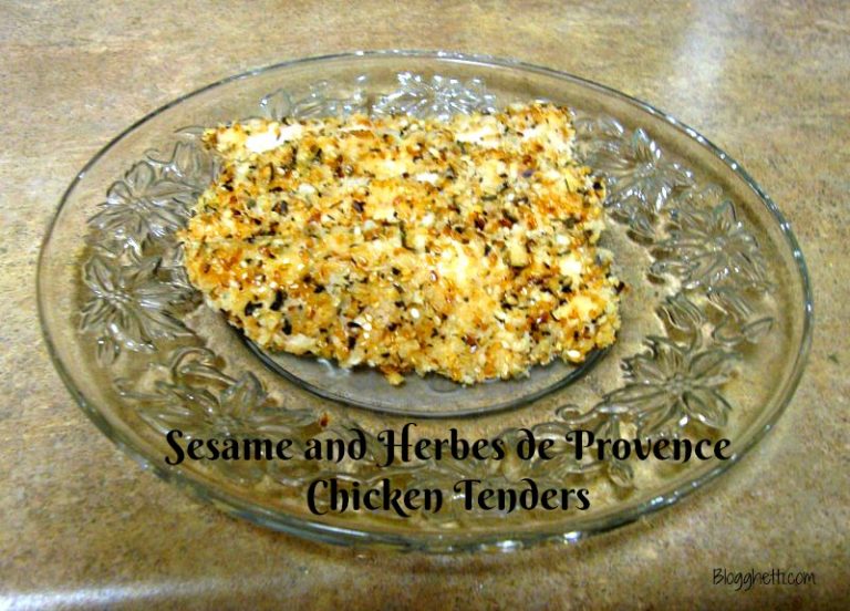 Sesame and Herbes de Provence Chicken Tenders