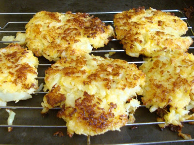 Cauliflower and Cheese Pancakes