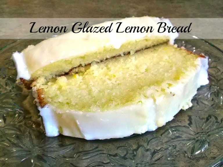 Lemon Glazed Lemon Bread