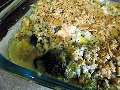 Broccoli & Chicken Casserole with Poppy Seeds