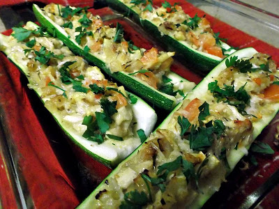 Stuffed Zucchini Boats