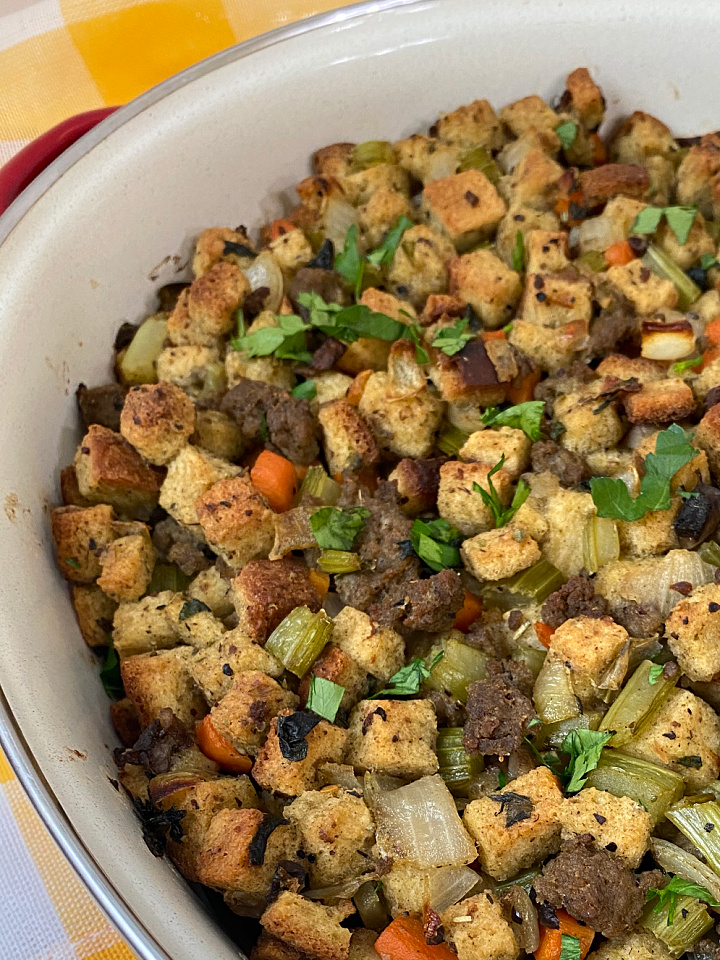 Homemade Sausage and Herb Stuffing Recipe