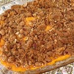 make ahead casserole for the holidays - sweet potato casserole
