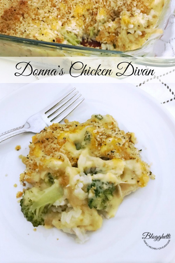 Donna's Chicken Divan casserole