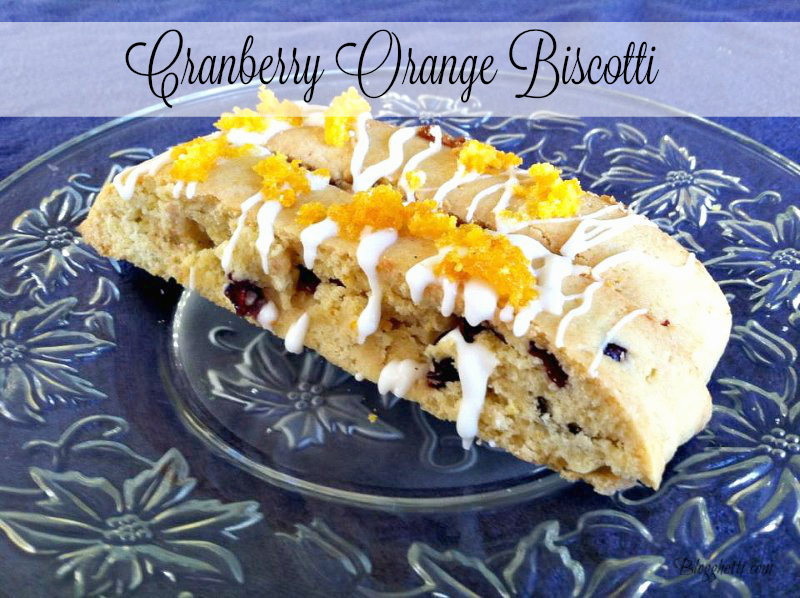 Cranberry Orange Biscotti