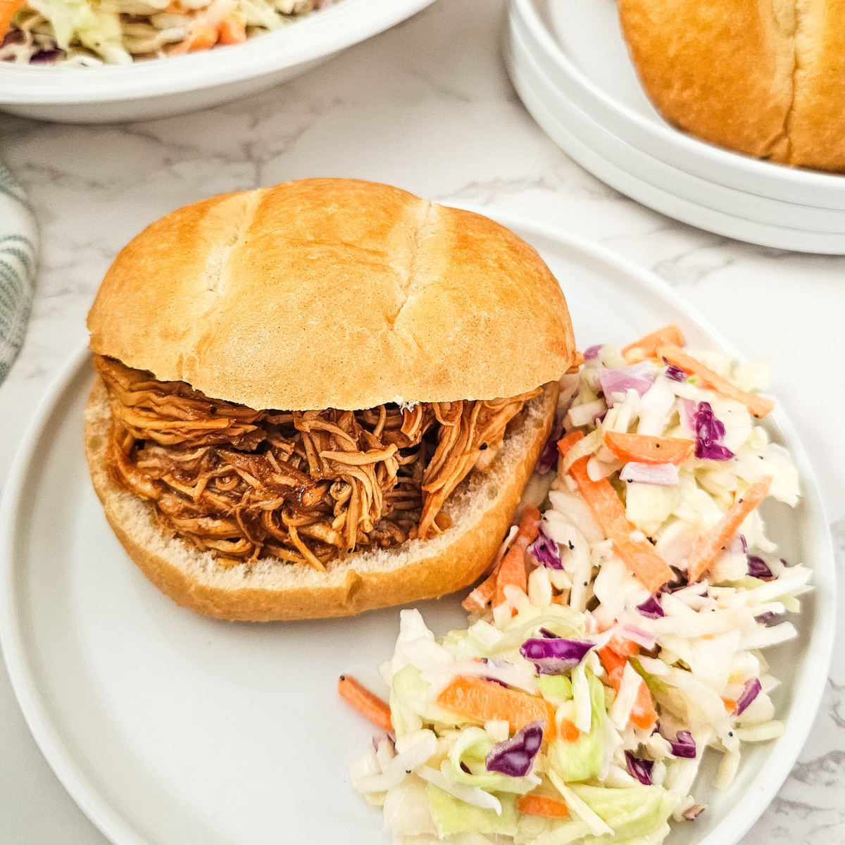 feature image of slow cooker beer and bbq chicken