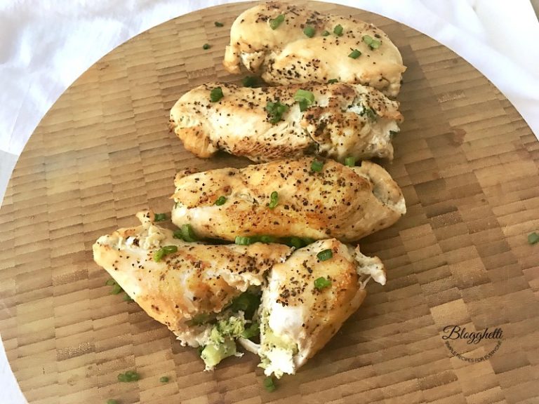 Broccoli and Swiss Cheese Stuffed Chicken Breasts