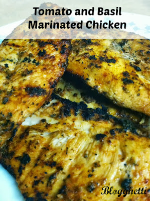 Tomato and Basil Marinated Chicken