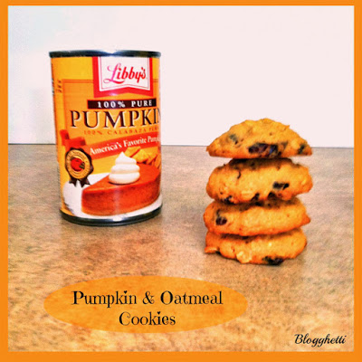 Pumpkin and Oatmeal Cookies