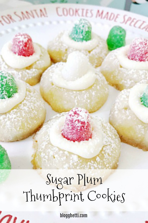 Sugar Plum Thumbprint Cookies - pin