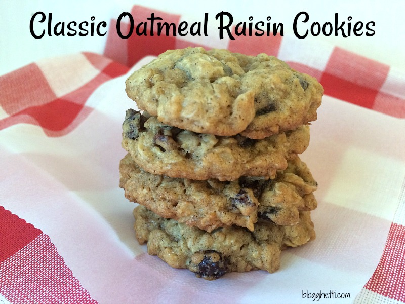 These Oatmeal Raisin Cookies are soft and chewy and have been a part of my life since childhood.  Nothing fancy or complicated, just pure homemade goodness - a classic cookie.