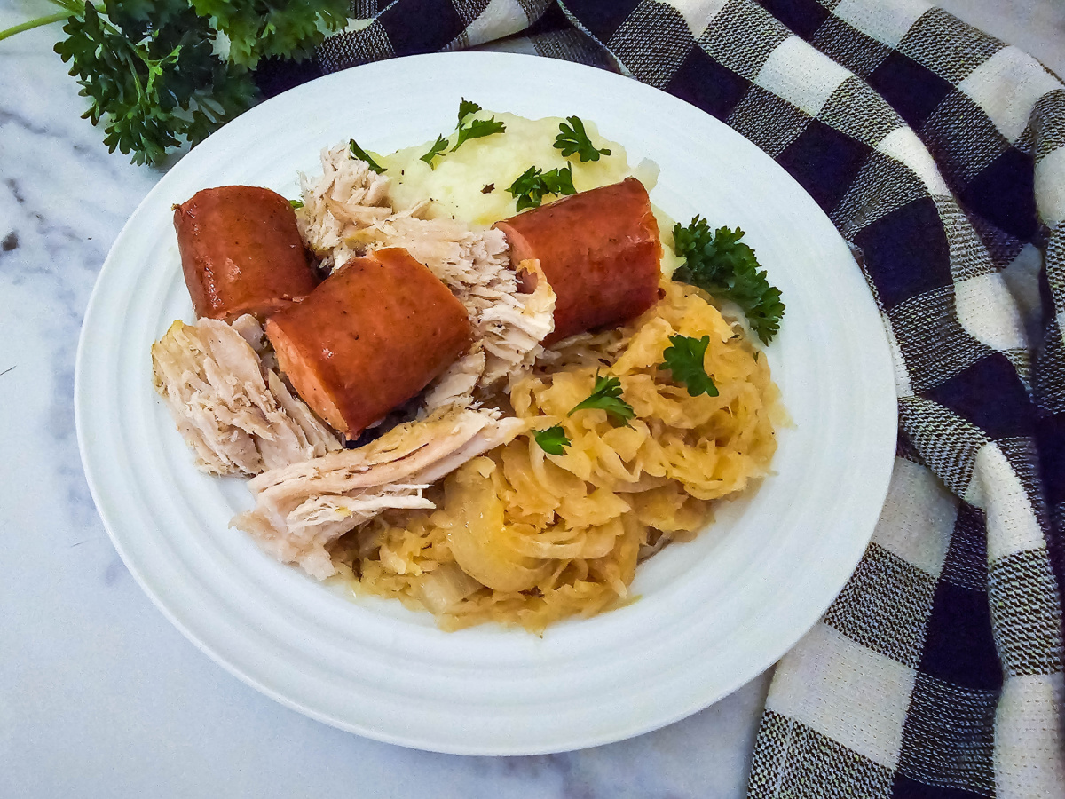 crock pot PA dutch pork dinner