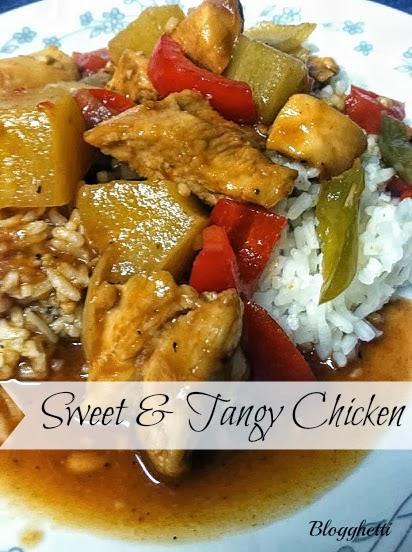 Sweet and Tangy Chicken (Crockpot)