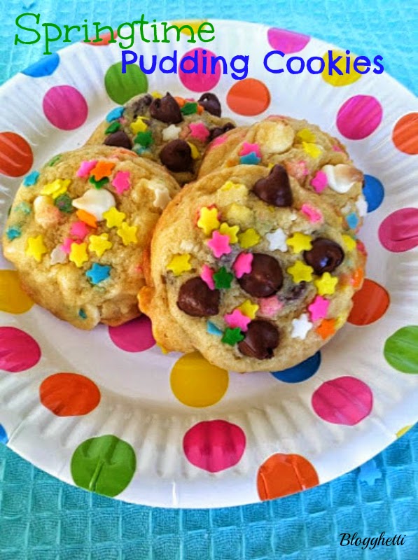 Springtime Pudding Cookies