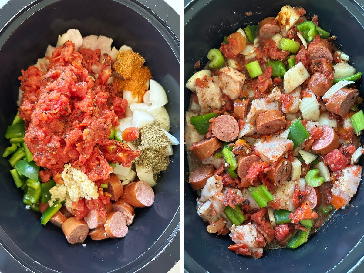 add ingredients to slow cooker
