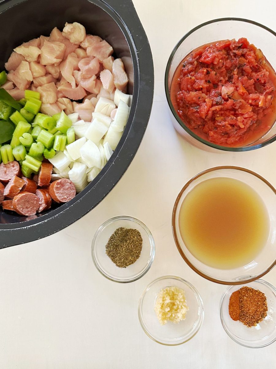 ingredients for jambalaya