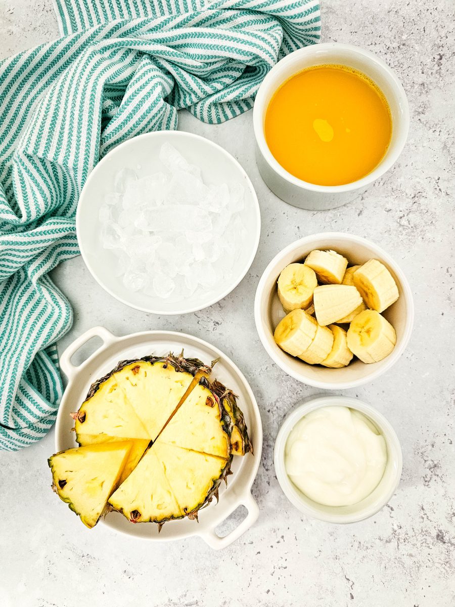 pineapple smoothie ingredients