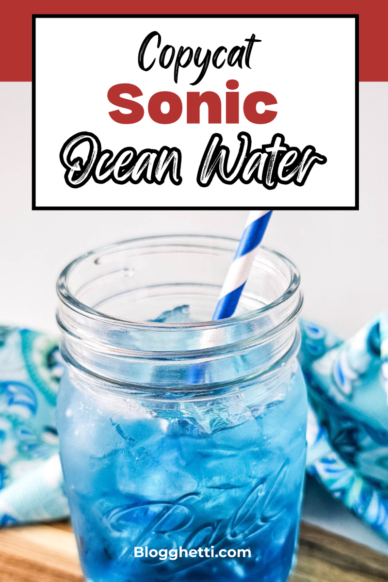 Sonic Ocean Water copycat recipe image with text