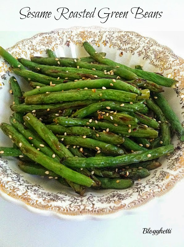 Sesame Roasted Green Beans