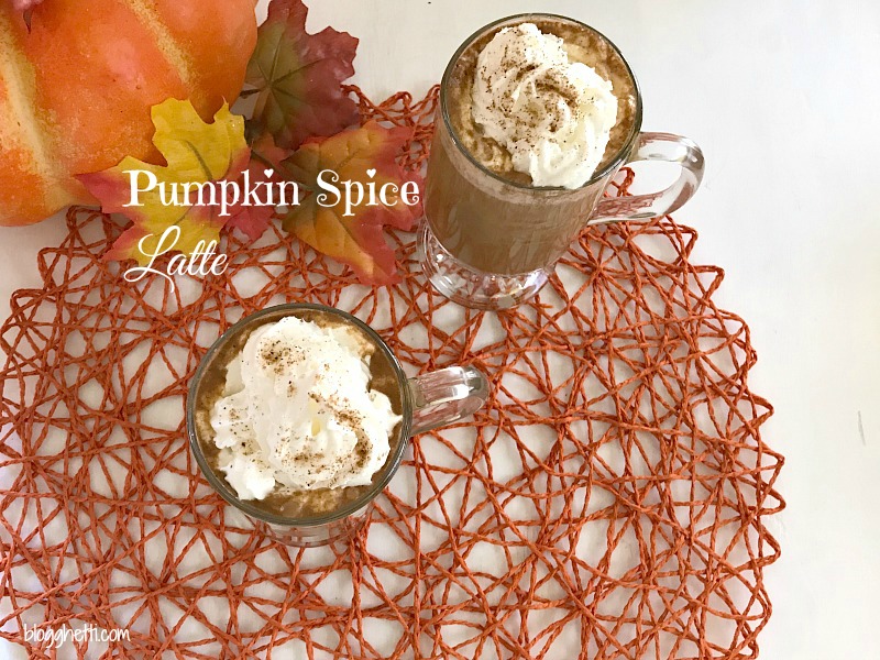 Enjoy this Homemade Pumpkin Spice Latte anytime by making the coffee-house drink at home. Using real pumpkin, spices and coffee will have you making this warm fall favorite anytime the craving hits.
