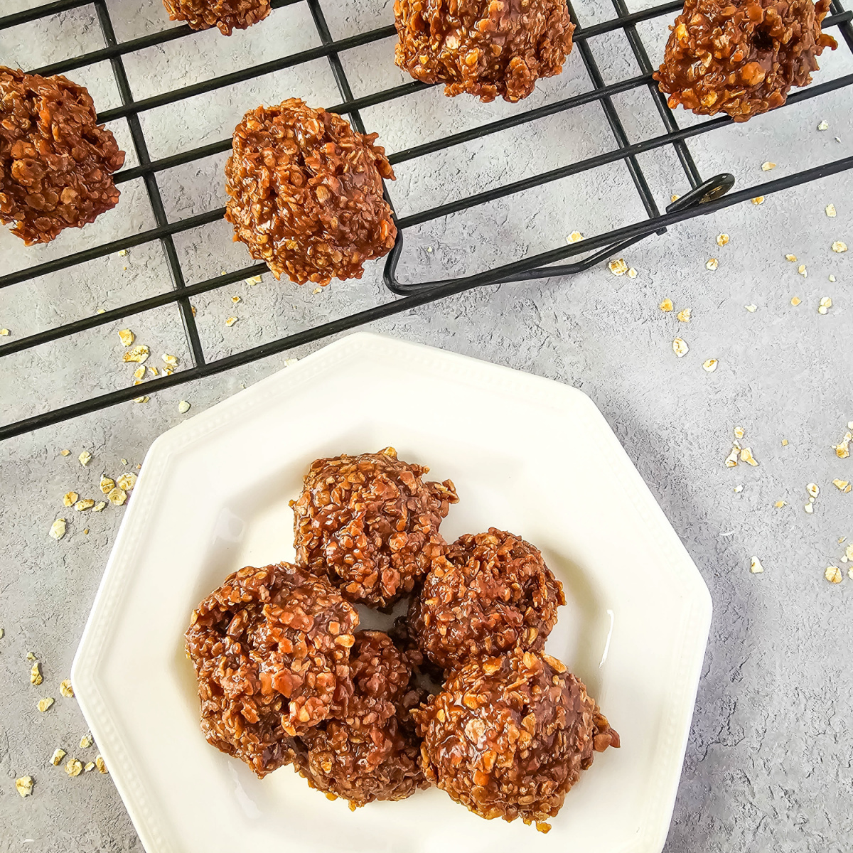 feature image for classic no bake cookies