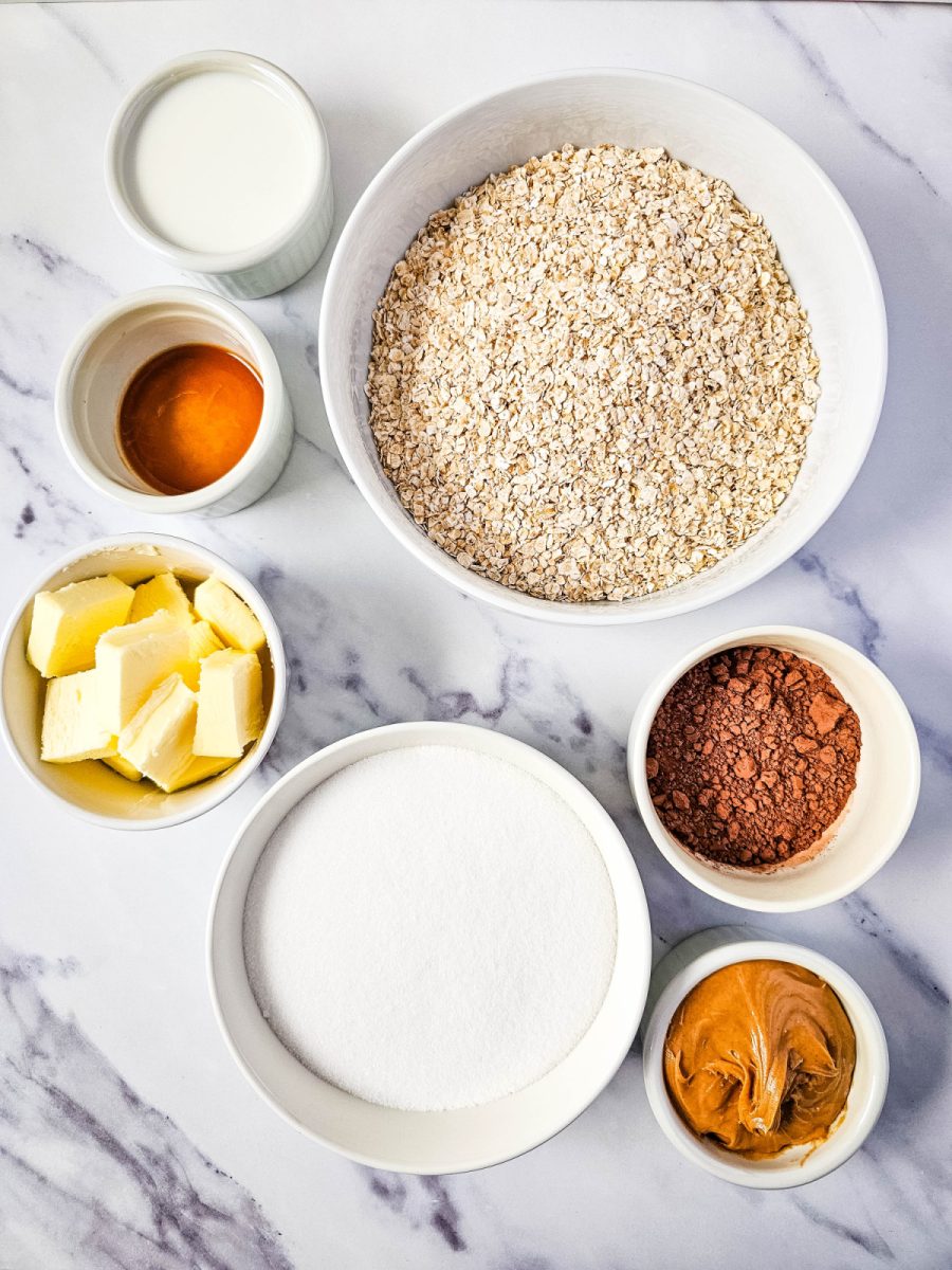 ingredients for no bake cookies