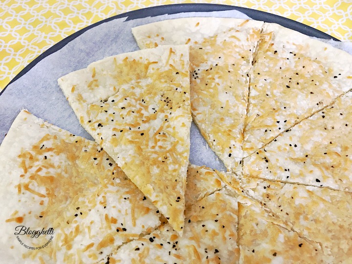 Parmesan Cheese Pie Crust Wedges