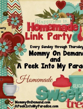 Happiness is Homemade Link Party #50