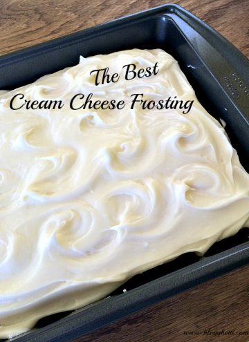Homemade Cream Cheese Frosting