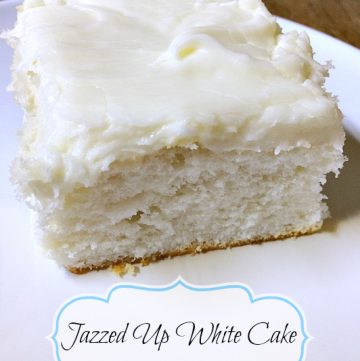 Jazz up boxed white cake mix