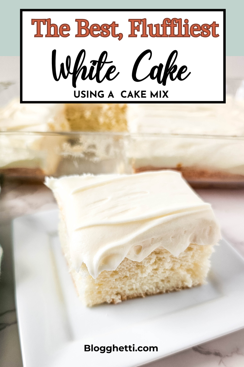 jazzed up white cake image