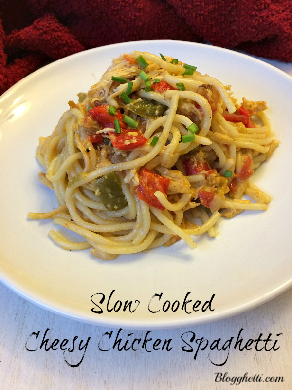 Slow Cooked Chicken Spaghetti