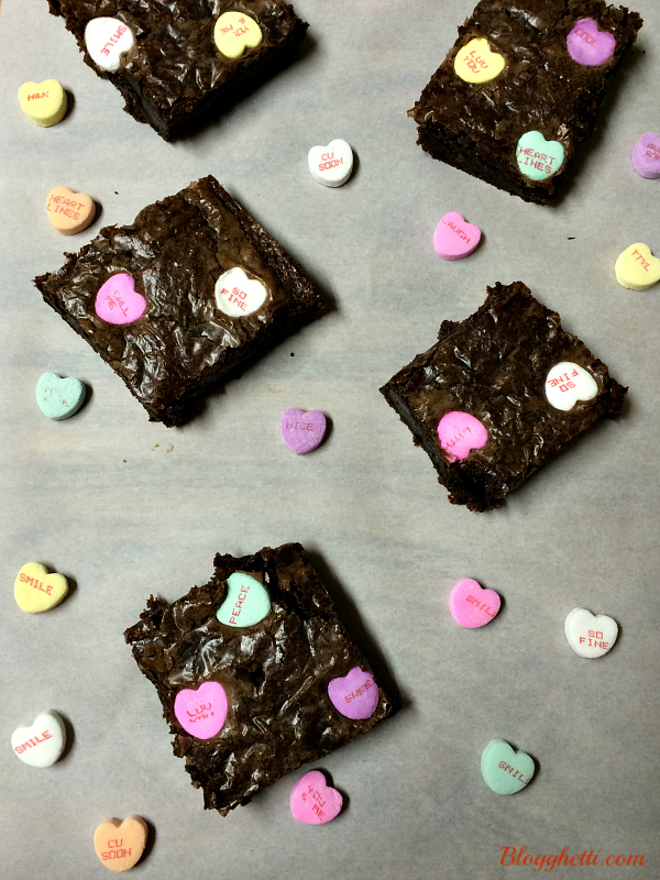 Easy Valentine's Day Brownies 