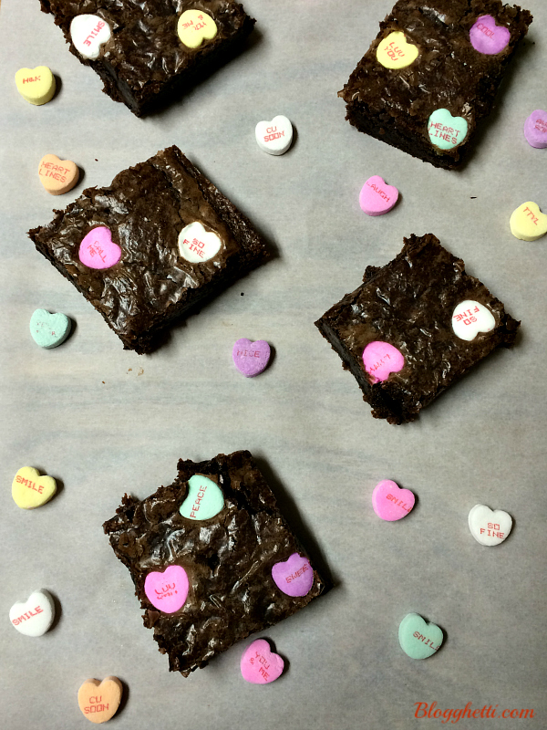 Easy Valentine’s Day Brownies