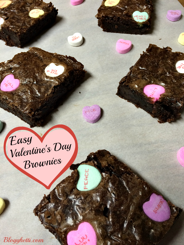 Easy Valentine's Day Brownies | Blogghetti