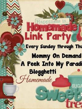 Happiness is Homemade Link Party #82