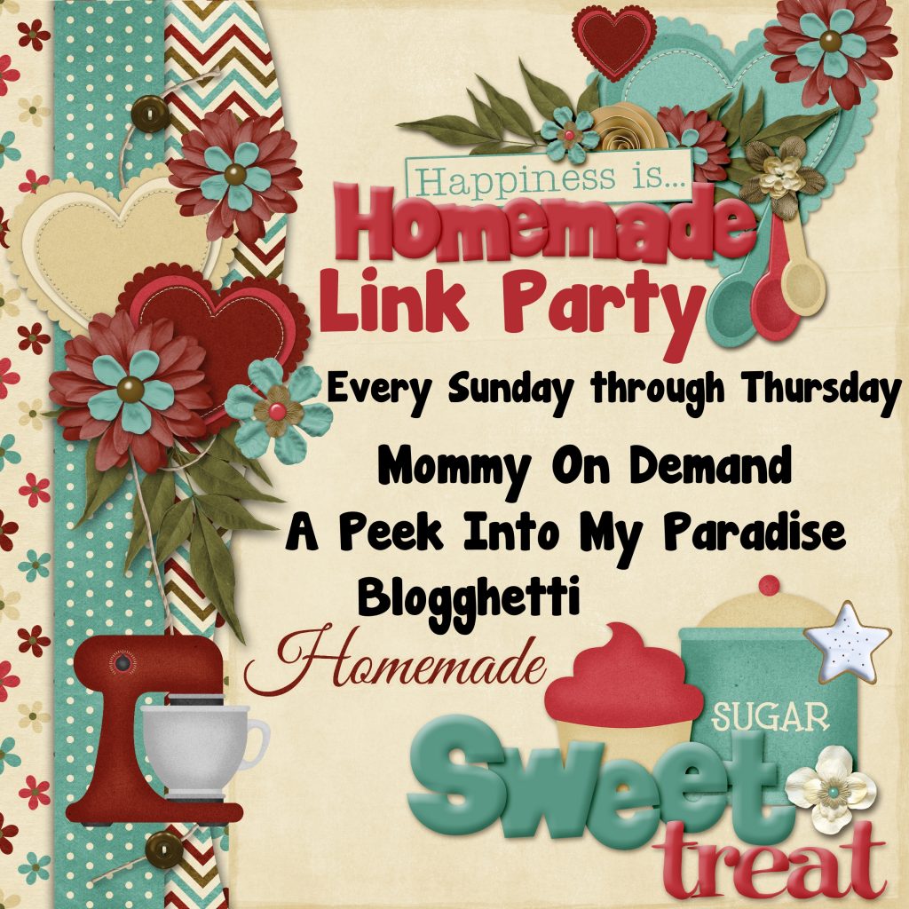 Happiness is Homemade Link Party #100
