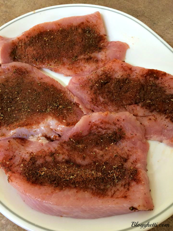 cutlets and spices