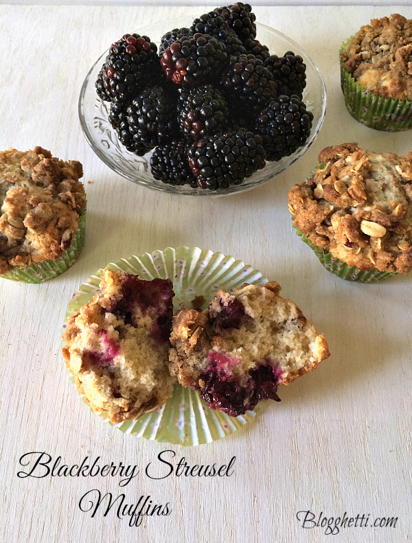 Blackberry Streusel Muffins