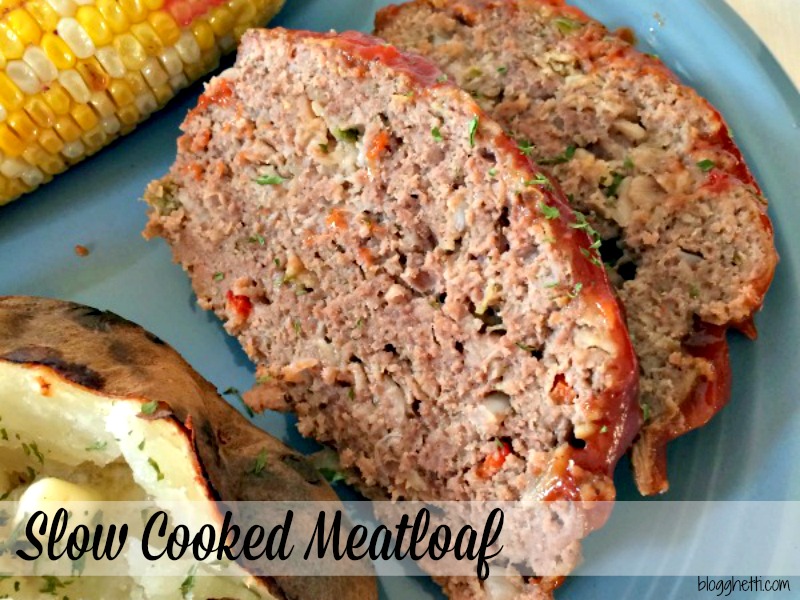 This Slow Cooked Meatloaf will be the only one you will ever need! It's perfectly moist, flavorful, and super easy to make in the crock pot.