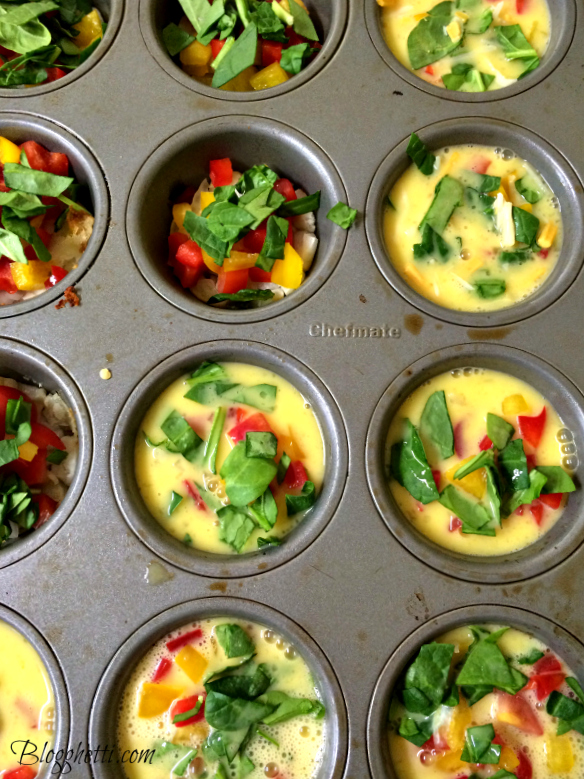 Meatless Monday – Mini Muffin Veggie Omelets