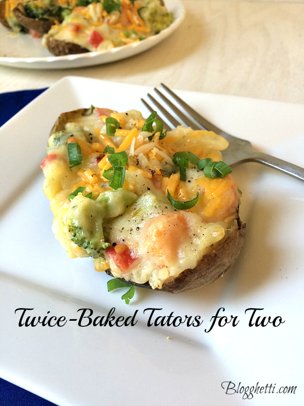 Meatless Monday: Twice-Baked Tators for Two