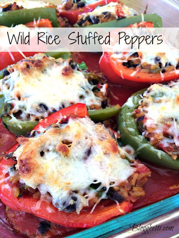 Meatless Mondays – Wild Rice Stuffed Peppers